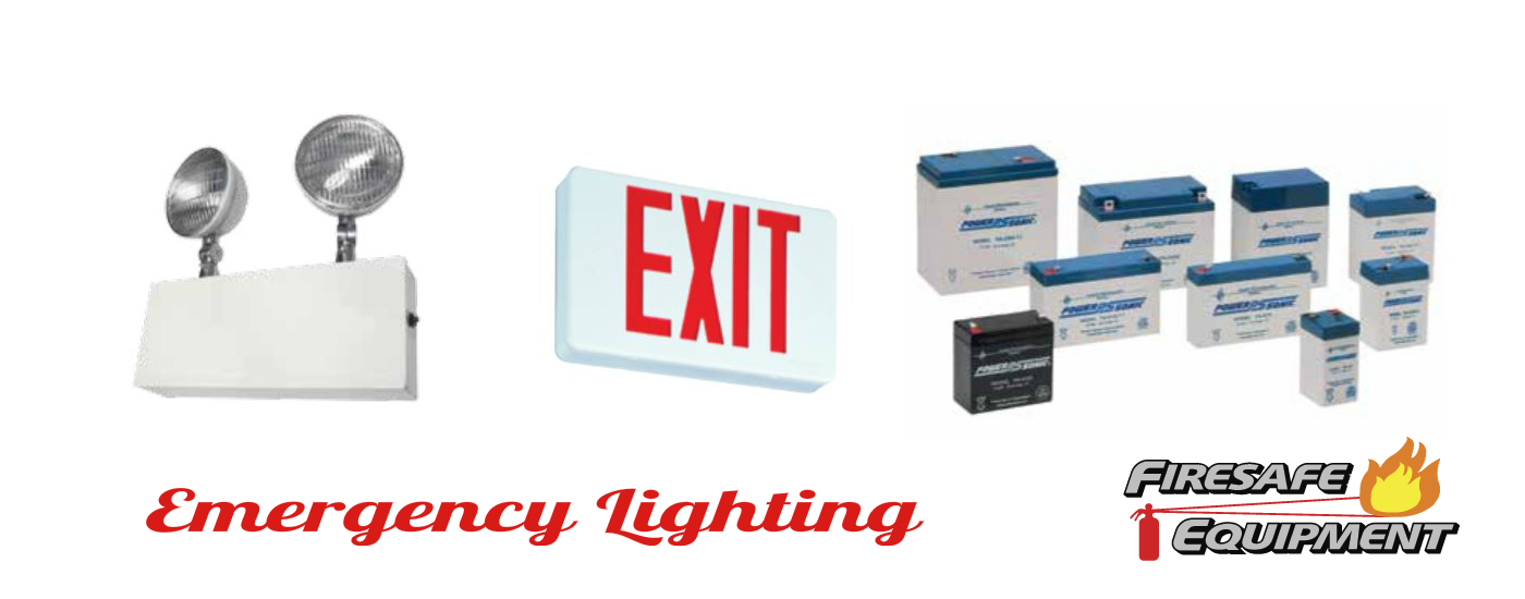 Emergency Lighting Options For Sale By Firesafe Equipment of Maine